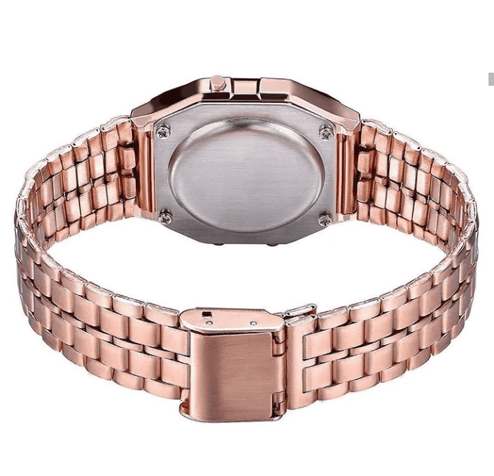 New Retro Classic LED Stainless Steel Digital Unisex Watch  New Retro Classic LED Stainless Steel Digital Unisex Watch